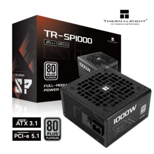 Thermalright 1000w Platinum Modular Power Supply SP-1000 (ATX 3.1 PCI 5.1 12Pin GPU)