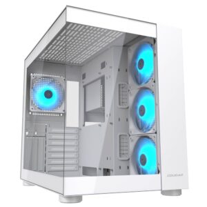 COUGAR FV150 ARGB Computer Case (4*120mm ARGB Fans) - White