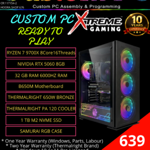 Gaming Computer Build #7 Ryzen 7 9700x/RTX 5060 (Contact Us To Customize)
